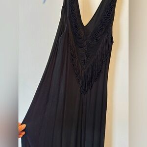 Mara Hoffman fringe top maxi dress sz S. EUC